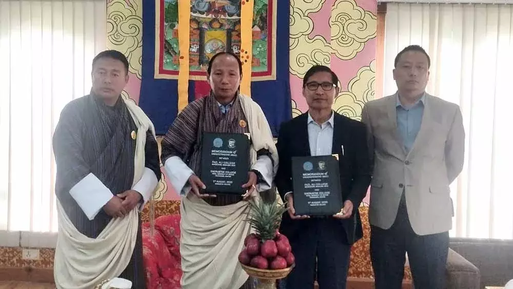 Nagaland : फ़ज़ल अली कॉलेज और शेरुबत्से कॉलेज ने शैक्षणिक आदान-प्रदान के लिए