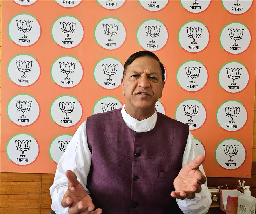 Shimla: भारत का आर्थिक विकास दुनिया के लिए मिसाल: बिंदल Shimla: भारत का आर्थिक विकास दुनिया के लिए मिसाल: बिंदल