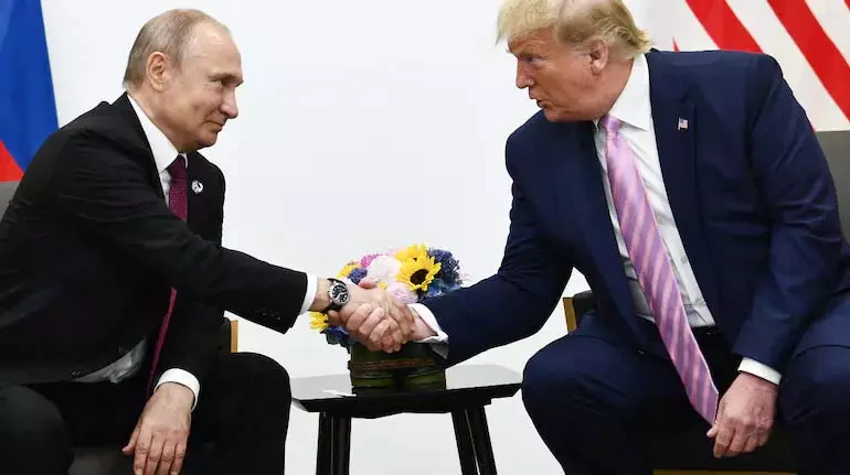 Vladimir Putin ने कहा कि डोनाल्ड ट्रम्प के साथ बैठक के लिए संयुक्त अरब अमीरात संभावित स्थान Vladimir Putin ने कहा कि डोनाल्ड ट्रम्प के साथ बैठक के लिए संयुक्त अरब अमीरात संभावित स्थान