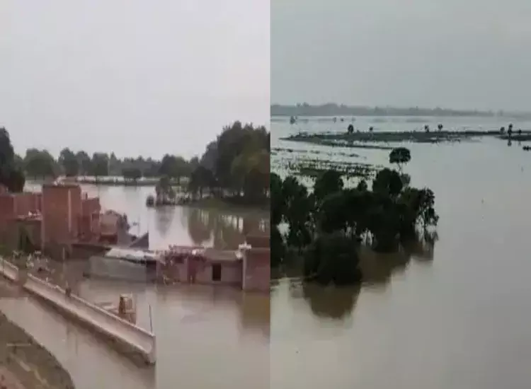 Ballia: गंगा का जलस्तर हाई फ्लड लेवल के करीब Ballia: गंगा का जलस्तर हाई फ्लड लेवल के करीब