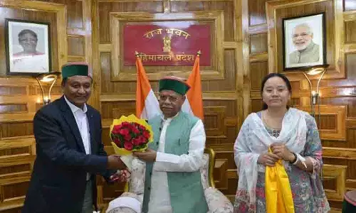 Minister Jagat Singh Negi ने राज्यपाल शिव प्रताप शुक्ला से मुलाकात की