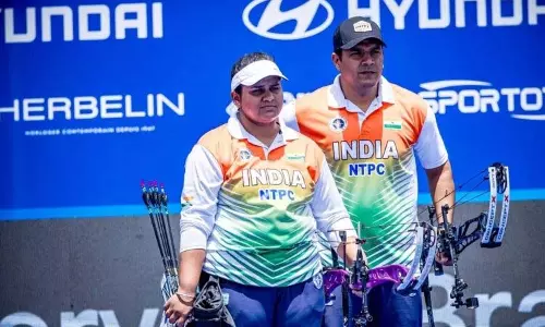 भारत की मिश्रित टीम 2025 विश्व खेलों के कंपाउंड क्वालीफिकेशन में शीर्ष पर भारत की मिश्रित टीम 2025 विश्व खेलों के कंपाउंड क्वालीफिकेशन में शीर्ष पर