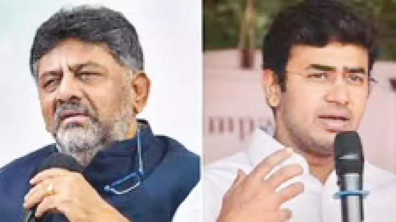 यह मोदी का युग है, सब कुछ तेज़ी से चलता है: तेजस्वी सूर्या का डीकेएस पर तंज यह मोदी का युग है, सब कुछ तेज़ी से चलता है: तेजस्वी सूर्या का डीकेएस पर तंज