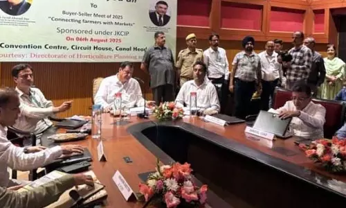 J&K में बागवानी व्यापार और बाजार संपर्क को बढ़ावा देने के लिए क्रेता-विक्रेता बैठक आयोजित J&K में बागवानी व्यापार और बाजार संपर्क को बढ़ावा देने के लिए क्रेता-विक्रेता बैठक आयोजित