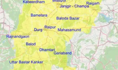 बस्तर, रायपुर और सरगुजा संभाग में बारिश का अलर्ट बस्तर, रायपुर और सरगुजा संभाग में बारिश का अलर्ट