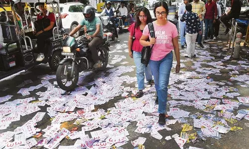 DUSU elections दिल्ली विश्वविद्यालय ने तोड़फोड़ के लिए शून्य सहनशीलता नीति लागू