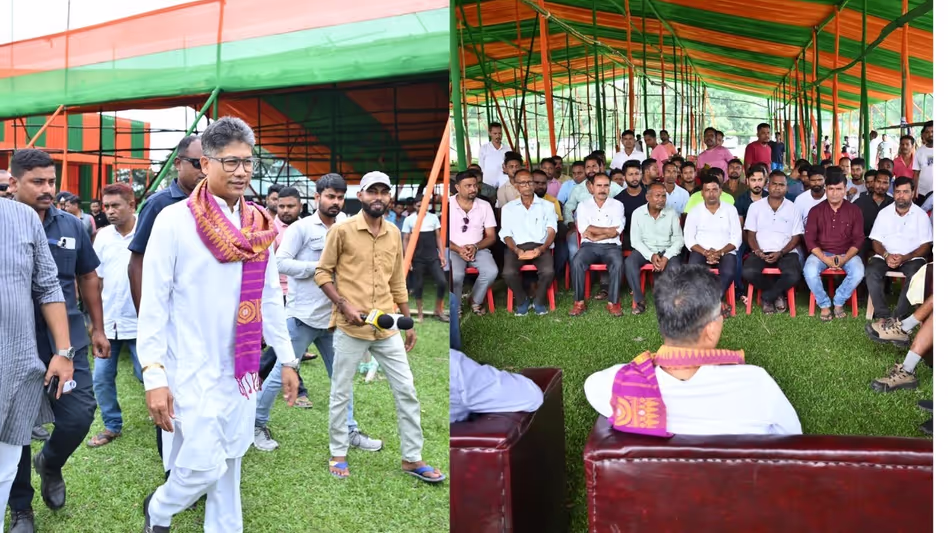 Assam : बीटीआर में भाजपा की सक्रियता बढ़ी, मंत्री पीयूष हजारिका पहुंचे उदलगुरी
