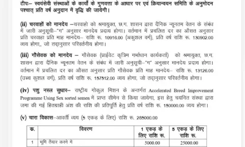 गौधाम योजना स्वीकृत, सरकार ने कलेक्टरों को दिया आदेश गौधाम योजना स्वीकृत, सरकार ने कलेक्टरों को दिया आदेश