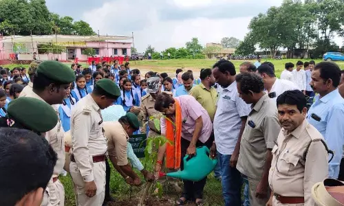 एक पेड़ माँ के नाम अभियान अंतर्गत स्कूल प्रांगण बया में किया गया वृक्षारोपण एक पेड़ माँ के नाम अभियान अंतर्गत स्कूल प्रांगण बया में किया गया वृक्षारोपण