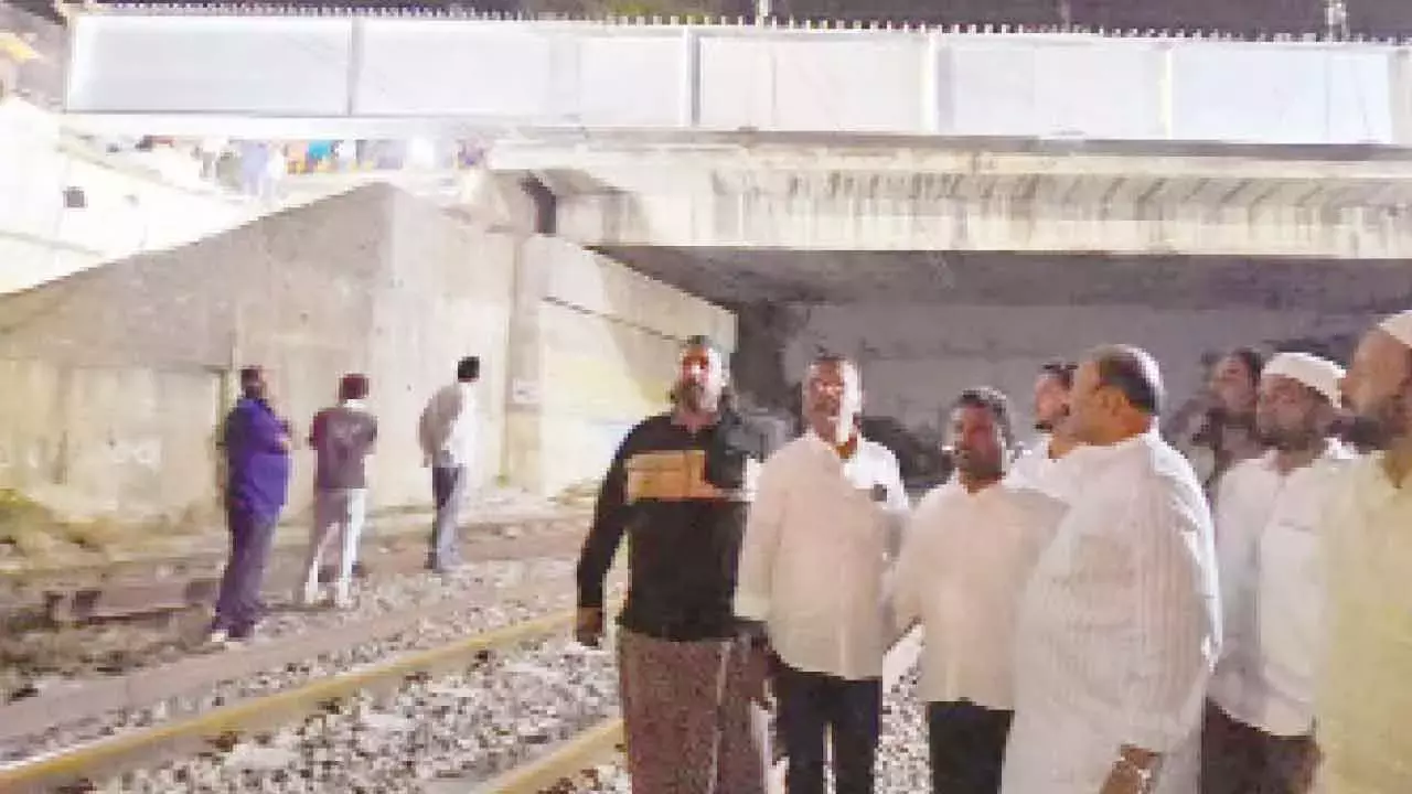 Telangana: फलकनुमा रोड ओवरब्रिज का निर्माण कार्य तेजी से पूरा होने की ओर, यातायात की समस्या समाप्त