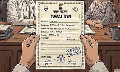 Gwalior: मृत्यु प्रमाण पत्र के आधार पर तीन सदस्यों को मिली सरकारी नौकरी Gwalior: मृत्यु प्रमाण पत्र के आधार पर तीन सदस्यों को मिली सरकारी नौकरी