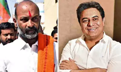 KTR ने बंदी संजय को फोन टैपिंग के आरोपों को साबित करने की चुनौती दी