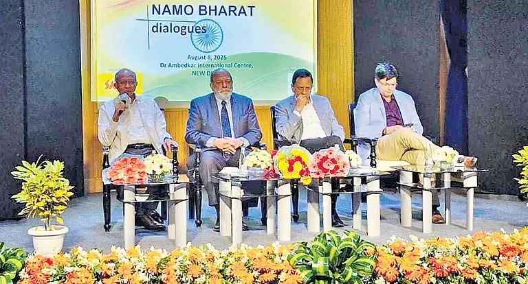 अमेरिकी टैरिफ से तनाव के बीच विशेषज्ञों ने शांति और रणनीतिक भागीदारी का आग्रह किया अमेरिकी टैरिफ से तनाव के बीच विशेषज्ञों ने शांति और रणनीतिक भागीदारी का आग्रह किया