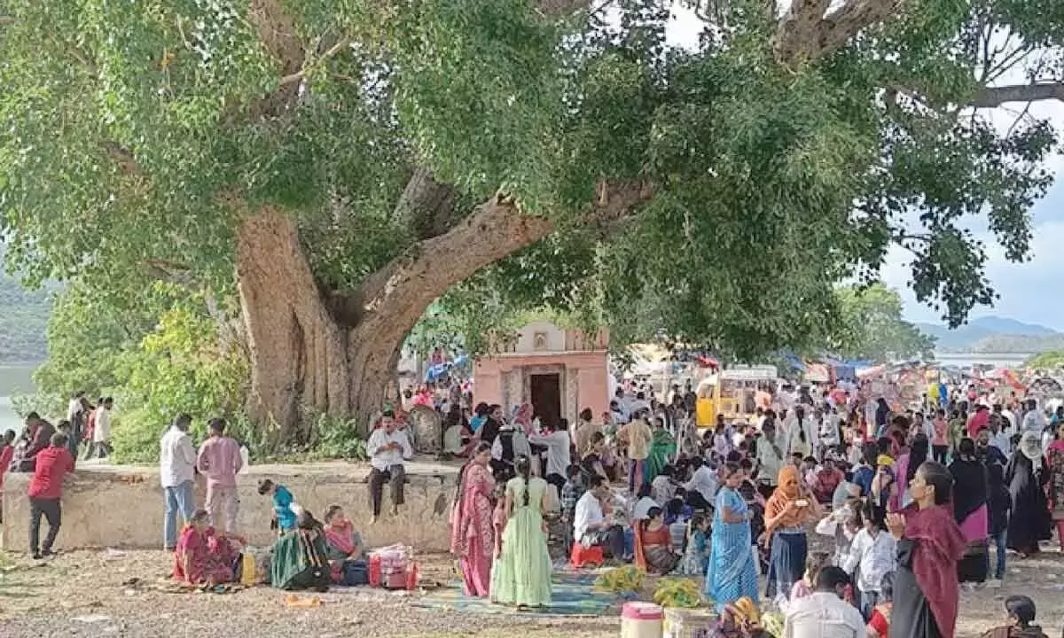 Andhra: तेरा तेज़ी कुम्बुम टैंक बंड में मनाया गया Andhra: तेरा तेज़ी कुम्बुम टैंक बंड में मनाया गया