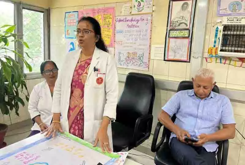 Ludhiana: शहर के अस्पतालों में स्तनपान के लाभों पर प्रकाश डालने के लिए कार्यक्रम आयोजित Ludhiana: शहर के अस्पतालों में स्तनपान के लाभों पर प्रकाश डालने के लिए कार्यक्रम आयोजित