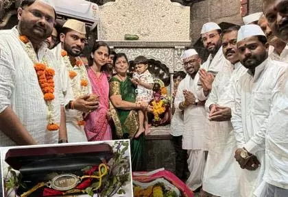 बहन मुक्ताई ने भाई मौली को भेजी राखी बहन मुक्ताई ने भाई मौली को भेजी राखी
