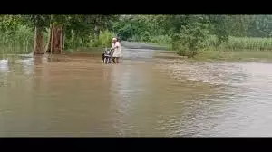 गांगन नदी का तटबंध टूटा, बिजनौर के गांवों में बाढ़ से बढ़ी मुश्किलें गांगन नदी का तटबंध टूटा, बिजनौर के गांवों में बाढ़ से बढ़ी मुश्किलें