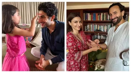 सैफ अली खान ने इब्राहिम, इनाया और सोहा के साथ मनाया रक्षाबंधन सैफ अली खान ने इब्राहिम, इनाया और सोहा के साथ मनाया रक्षाबंधन