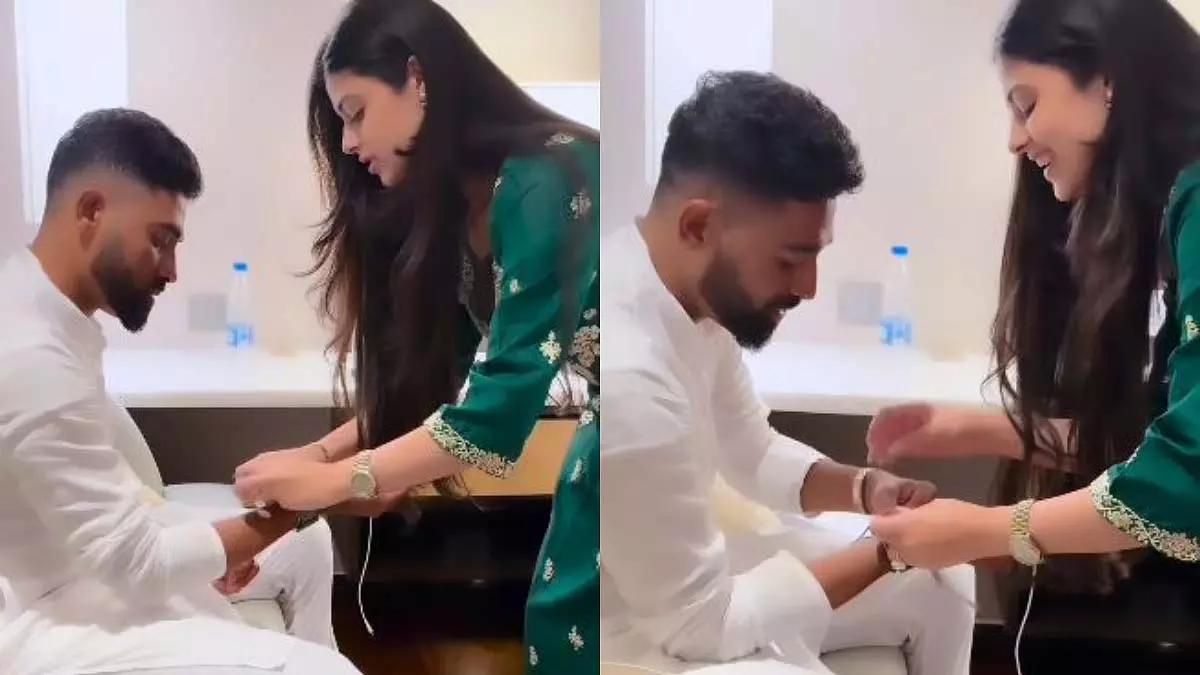 जनाई भोसले ने सिराज को राखी बांधी, डेटिंग अफवाहें खारिज जनाई भोसले ने सिराज को राखी बांधी, डेटिंग अफवाहें खारिज