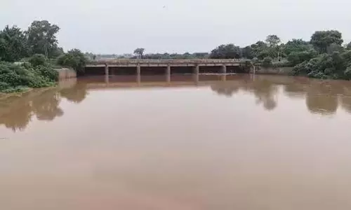 पंजाब के संगरूर में घग्गर नदी का जलस्तर बढ़ा पंजाब के संगरूर में घग्गर नदी का जलस्तर बढ़ा