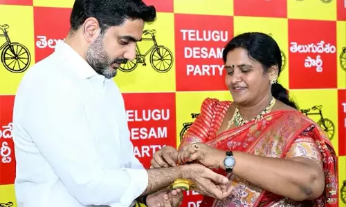 मेरी कोई बहन नहीं है, लेकिन मंगलगिरी की महिलाएं मेरी बहनें हैं: Nara Lokesh
