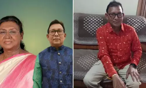राष्ट्रपति मुर्मू ने ओडिशा में छोटे भाई को रक्षा बंधन पर राखी भेजी राष्ट्रपति मुर्मू ने ओडिशा में छोटे भाई को रक्षा बंधन पर राखी भेजी
