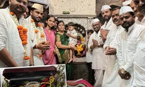 बहन मुक्ताई ने भाई मौली को भेजी राखी बहन मुक्ताई ने भाई मौली को भेजी राखी