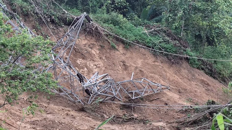 भूस्खलन से ट्रांसमिशन टावर गिरा, Nagaland  के 3 जिले अंधेरे में डूबे