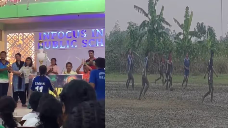 Manipur : सीबीएसई सुदूर पूर्व क्षेत्र अंडर-19 बालिका फुटबॉल टूर्नामेंट में उपविजेता स्थान हासिल किया