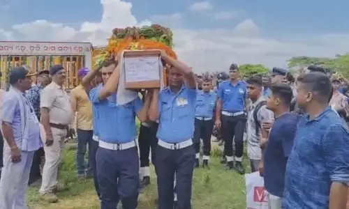 स्वराज्य साहू का कोणार्क में अंतिम संस्कार, देश ने खोया एक वीर योद्धा