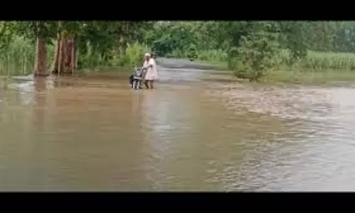 गांगन नदी का तटबंध टूटा, बिजनौर के गांवों में बाढ़ से बढ़ी मुश्किलें गांगन नदी का तटबंध टूटा, बिजनौर के गांवों में बाढ़ से बढ़ी मुश्किलें