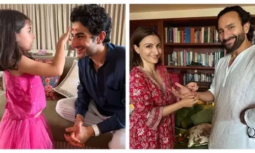 सैफ अली खान ने इब्राहिम, इनाया और सोहा के साथ मनाया रक्षाबंधन सैफ अली खान ने इब्राहिम, इनाया और सोहा के साथ मनाया रक्षाबंधन