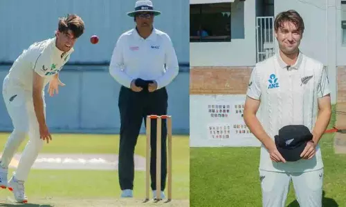 डेब्यू पर 9 विकेट.. ये है कीवी टीम का नया स्पिन हथियार डेब्यू पर 9 विकेट.. ये है कीवी टीम का नया स्पिन हथियार