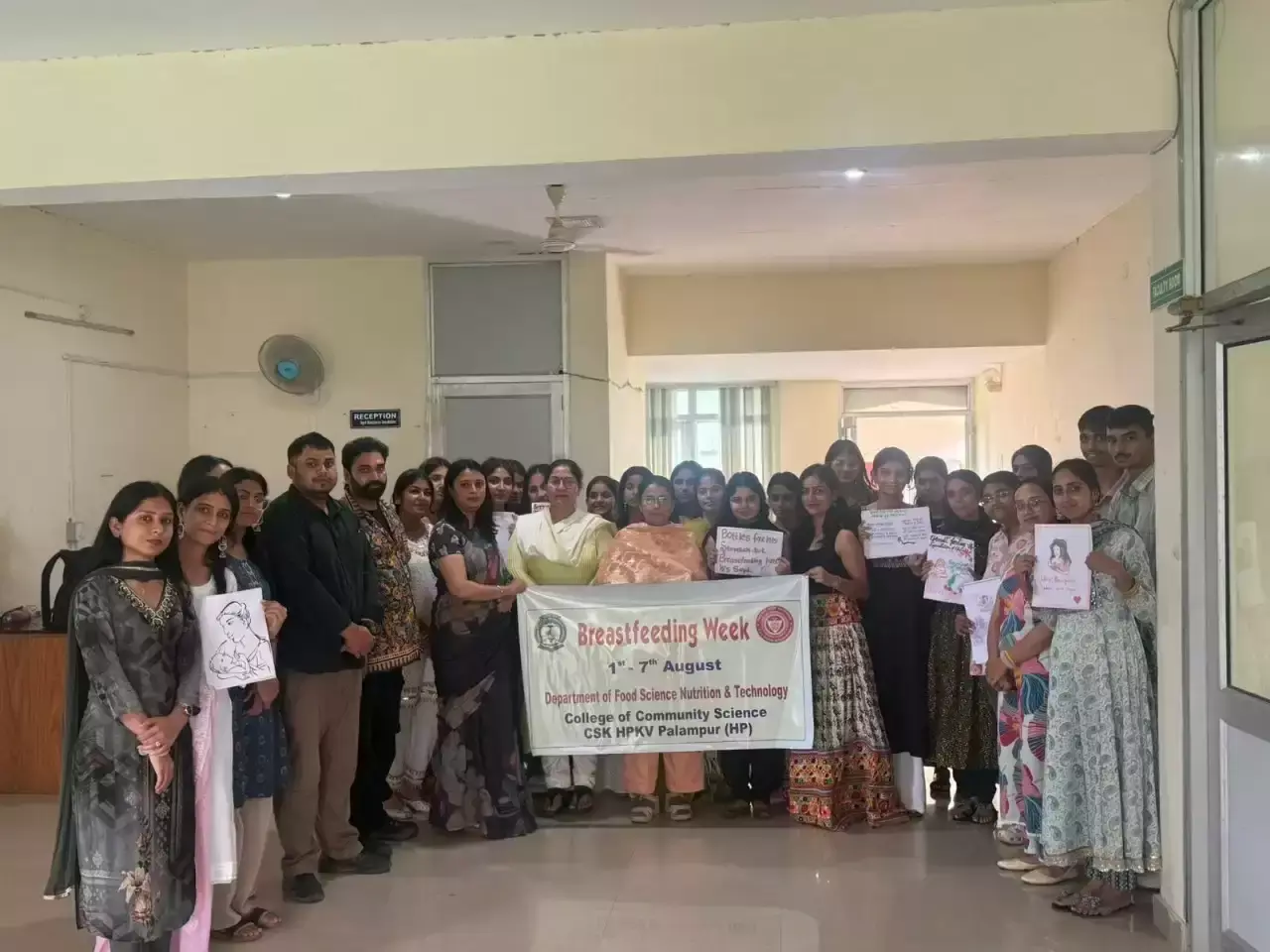 Dharamshala: कृषि विवि में विश्व स्तनपान सप्ताह पर कार्यक्रम