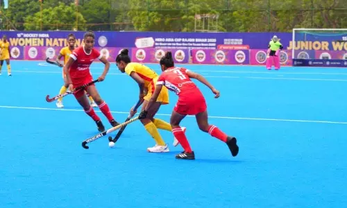 जूनियर महिला हॉकी हरियाणा, छत्तीसगढ़, झारखंड और यूपी सेमीफाइनल में जूनियर महिला हॉकी हरियाणा, छत्तीसगढ़, झारखंड और यूपी सेमीफाइनल में