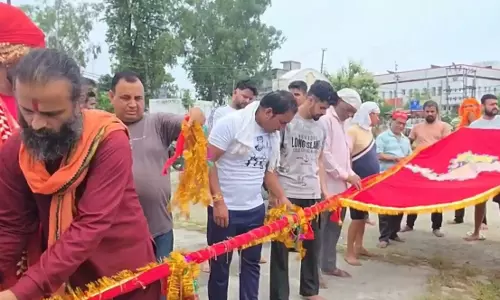Kathua: ध्वजारोहण के बाद रामलीला अभ्यास में जुटे कलाकार