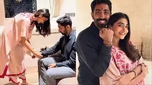फेस्टिव वॉर्डरोब के लिए जरूरी, पूजा हेगड़े का ब्लश पिंक काफ्तान फेस्टिव वॉर्डरोब के लिए जरूरी, पूजा हेगड़े का ब्लश पिंक काफ्तान