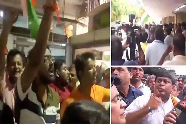 AC local के उद्घाटन के दिन भारी अशांति AC local के उद्घाटन के दिन भारी अशांति