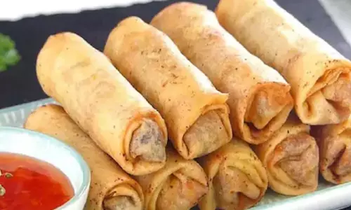 Chinese Veg Roll: ट्राई करें चाइनीज वेज रोल की ये रेसिपी Chinese Veg Roll: ट्राई करें चाइनीज वेज रोल की ये रेसिपी