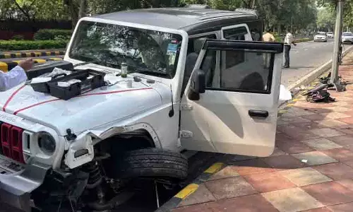 Thar गाड़ी ने कहर मचाया, एक की मौत, आरोपी से पूछताछ