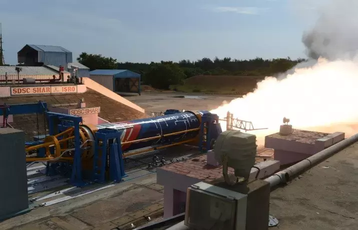 विक्रम-1 के लिए कलाम 1200 मोटर का पहला स्थैतिक परीक्षण Sriharikota में सफलतापूर्वक किया विक्रम-1 के लिए कलाम 1200 मोटर का पहला स्थैतिक परीक्षण Sriharikota में सफलतापूर्वक किया
