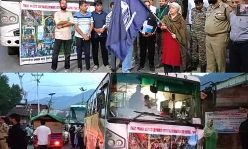 बांदीपोरा में तीर्थयात्री छोटा अमरनाथ की एक दिवसीय यात्रा पर रवाना हुए