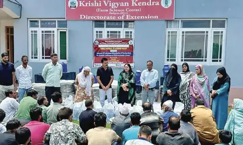 SKUAST-K, KVK बडगाम ने आईसीएआर-टीएसपी के तहत इनपुट वितरण कार्यक्रम आयोजित किया SKUAST-K, KVK बडगाम ने आईसीएआर-टीएसपी के तहत इनपुट वितरण कार्यक्रम आयोजित किया