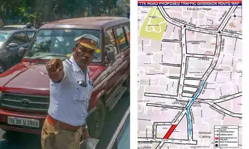 Alwarpet फ्लाईओवर अस्थायी रूप से दो लेन का होगा, यातायात डायवर्जन की घोषणा