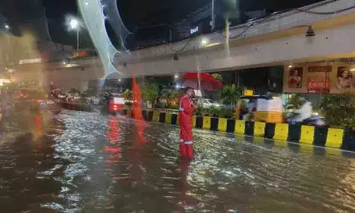 Hyderabad में भारी बारिश और बाढ़ की स्थिति, नामपल्ली में सबसे अधिक 11.75 सेमी बारिश दर्ज