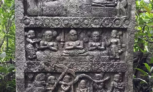 Koppa : पारंपरिक अनुष्ठानों के निशान मिले Koppa : पारंपरिक अनुष्ठानों के निशान मिले
