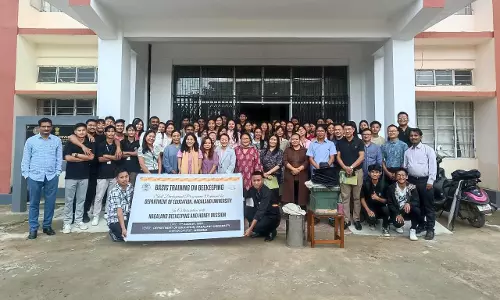 Nagaland : एनयू में मधुमक्खी पालन का बुनियादी प्रशिक्षण आयोजित किया गया Nagaland : एनयू में मधुमक्खी पालन का बुनियादी प्रशिक्षण आयोजित किया गया