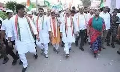 Telangana: कांग्रेस दूसरे चरण की पदयात्रा 23 अगस्त से Telangana: कांग्रेस दूसरे चरण की पदयात्रा 23 अगस्त से