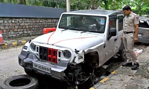 थार की टक्कर से एक की मौत, एक घायल; चालक गिरफ्तार