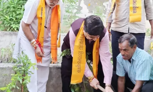 Udaipur: संस्कृत सप्ताह में हरियाली का अभियान
